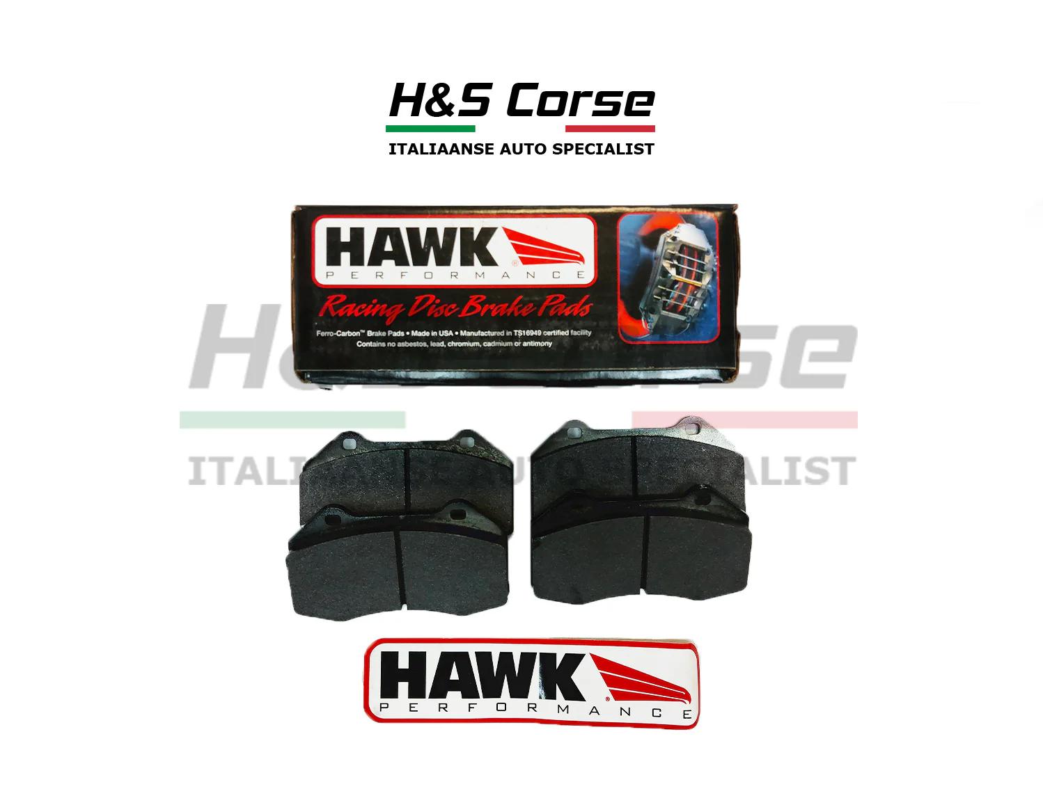 Hawk HP PLUS – Sport Remblokken Abarth 500/595/695