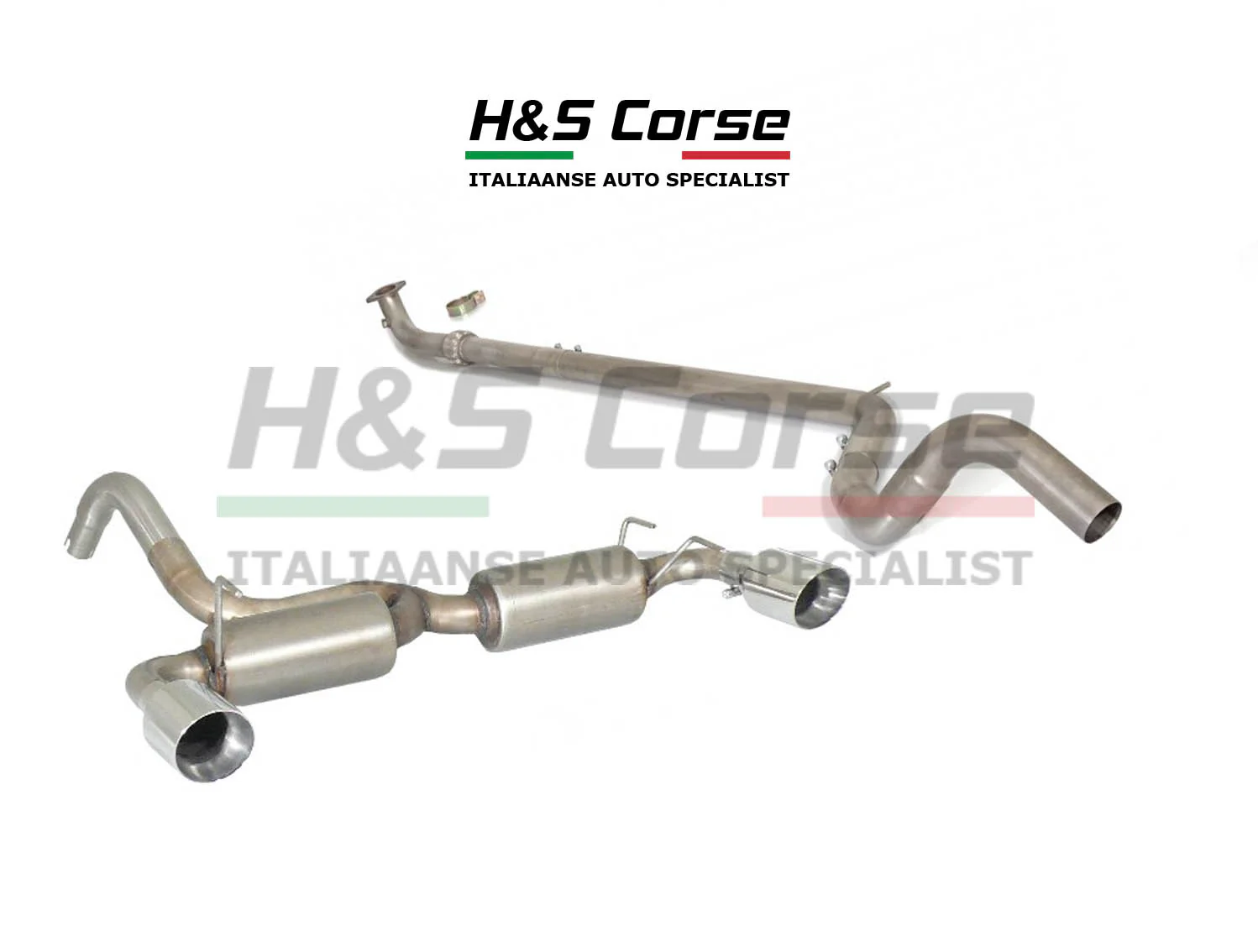 Ragazzon open tussenbuis + einddemper – Abarth 500/595/695