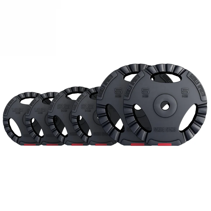 Voordeelbundel 17,5 kg halterschijven Gripper Kunststof – 30/31 mm