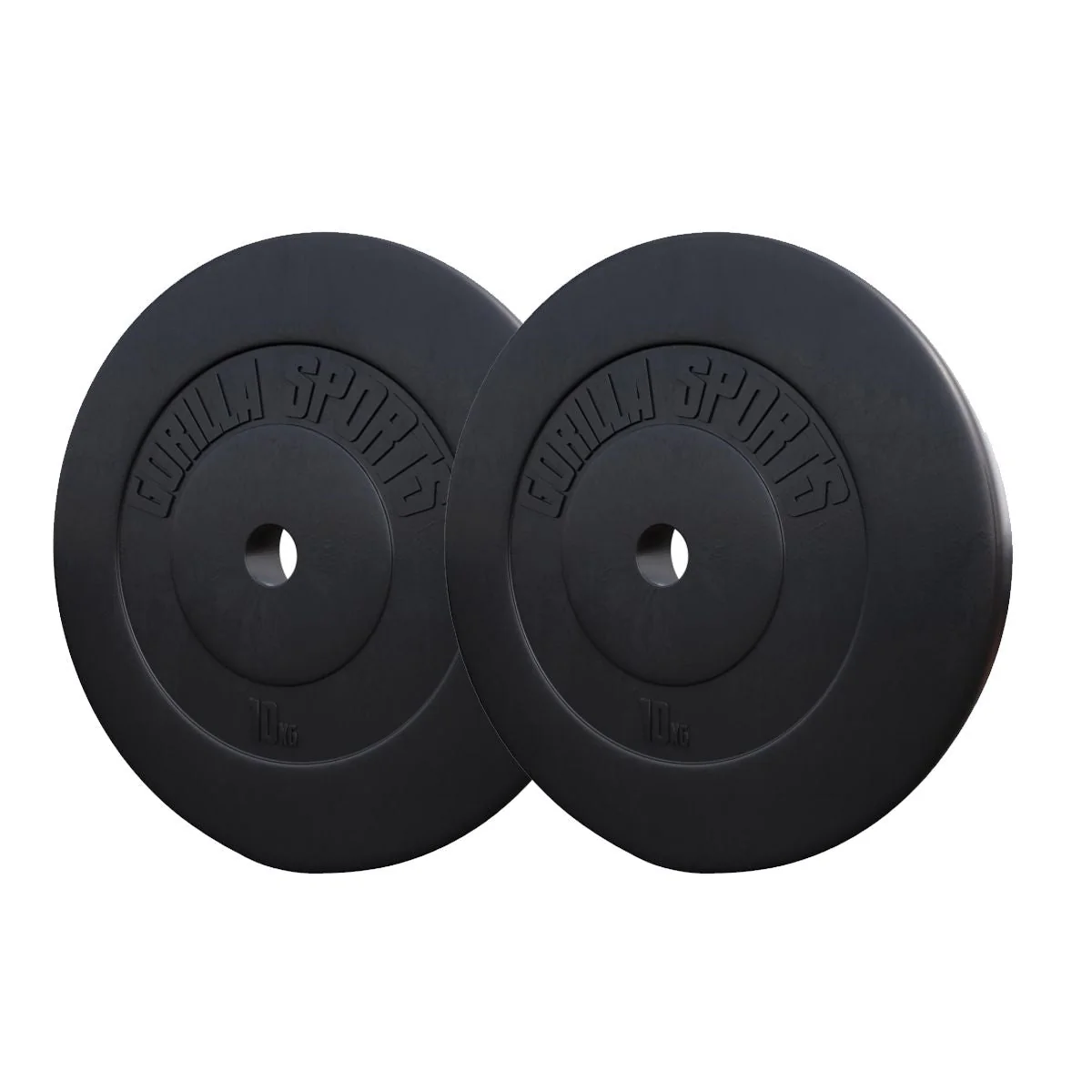 Voordeelbundel halterschijven 2 x 10 kg Kunststof – 30 mm