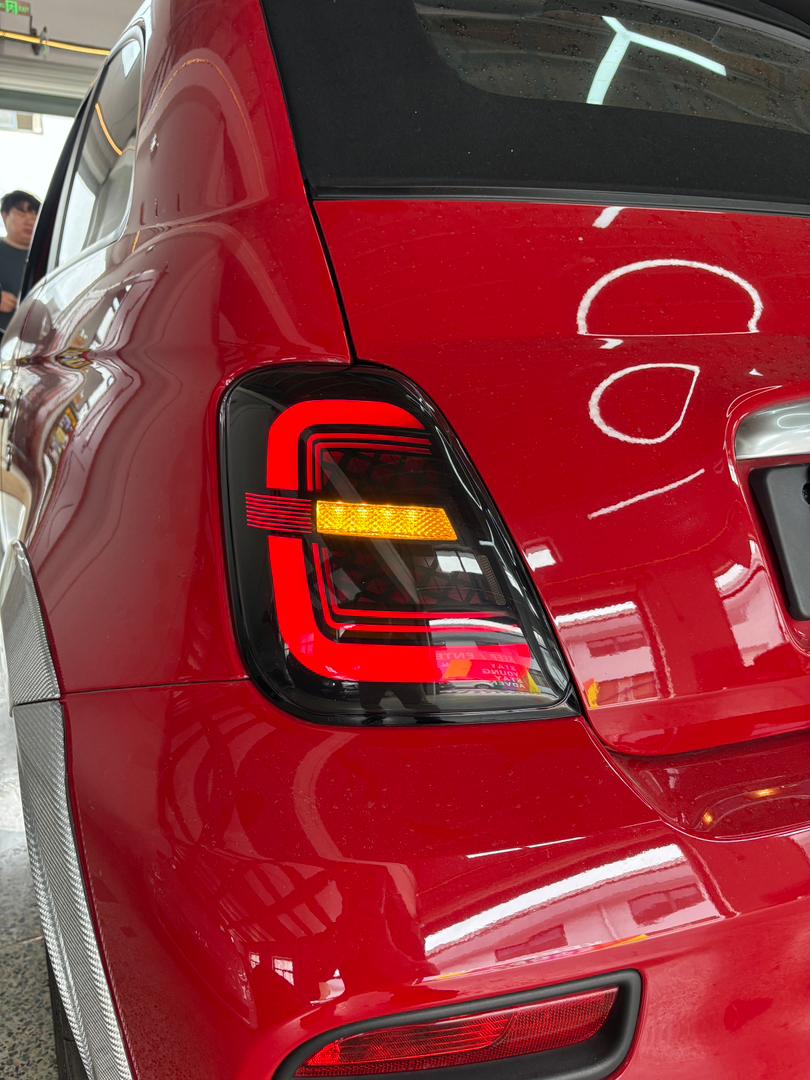 Abarth 500/595/695 – LED Achterlichten (2016+ / Restyling)