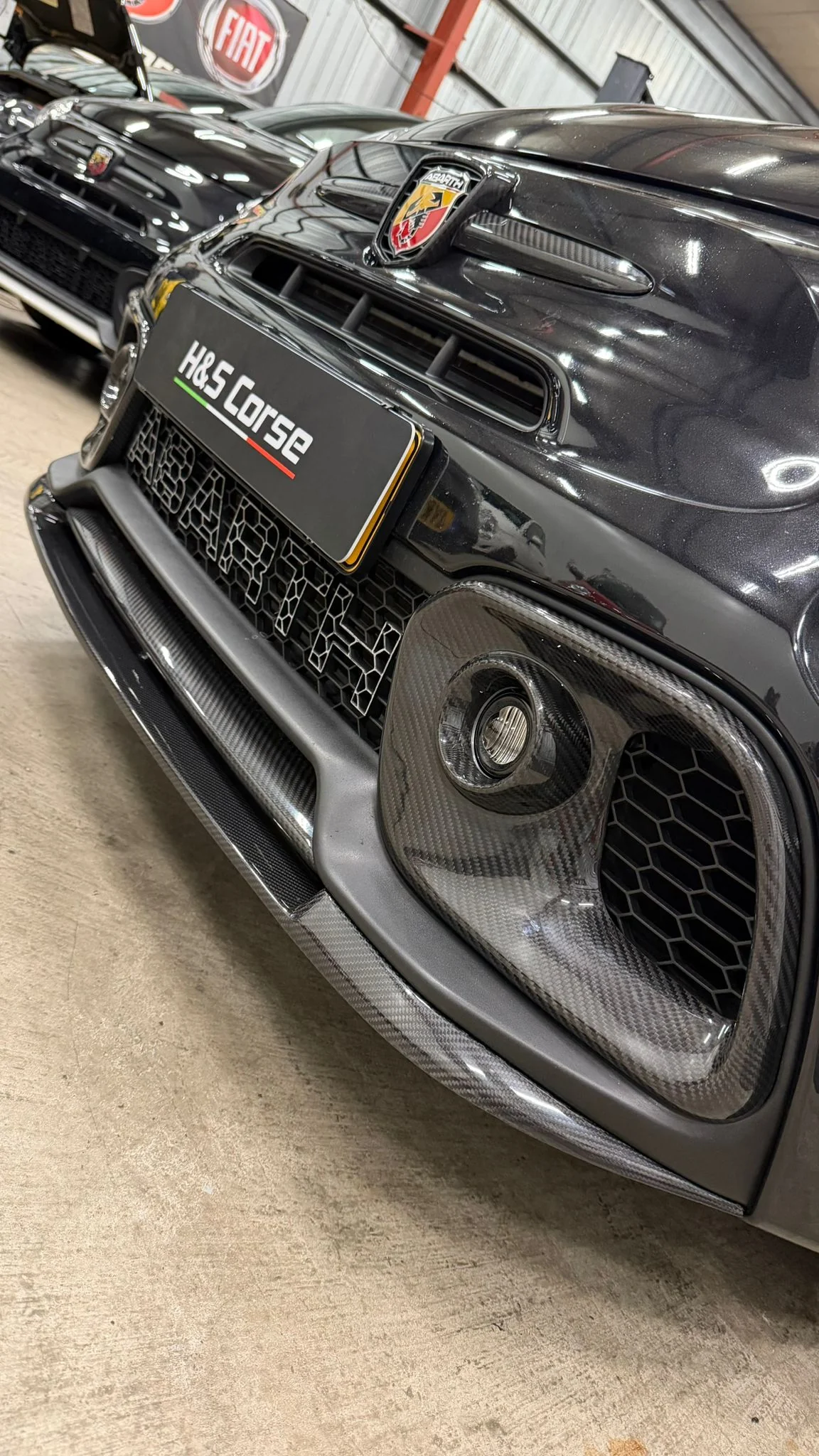 Abarth 500/595/695 – Carbon voorsplitter