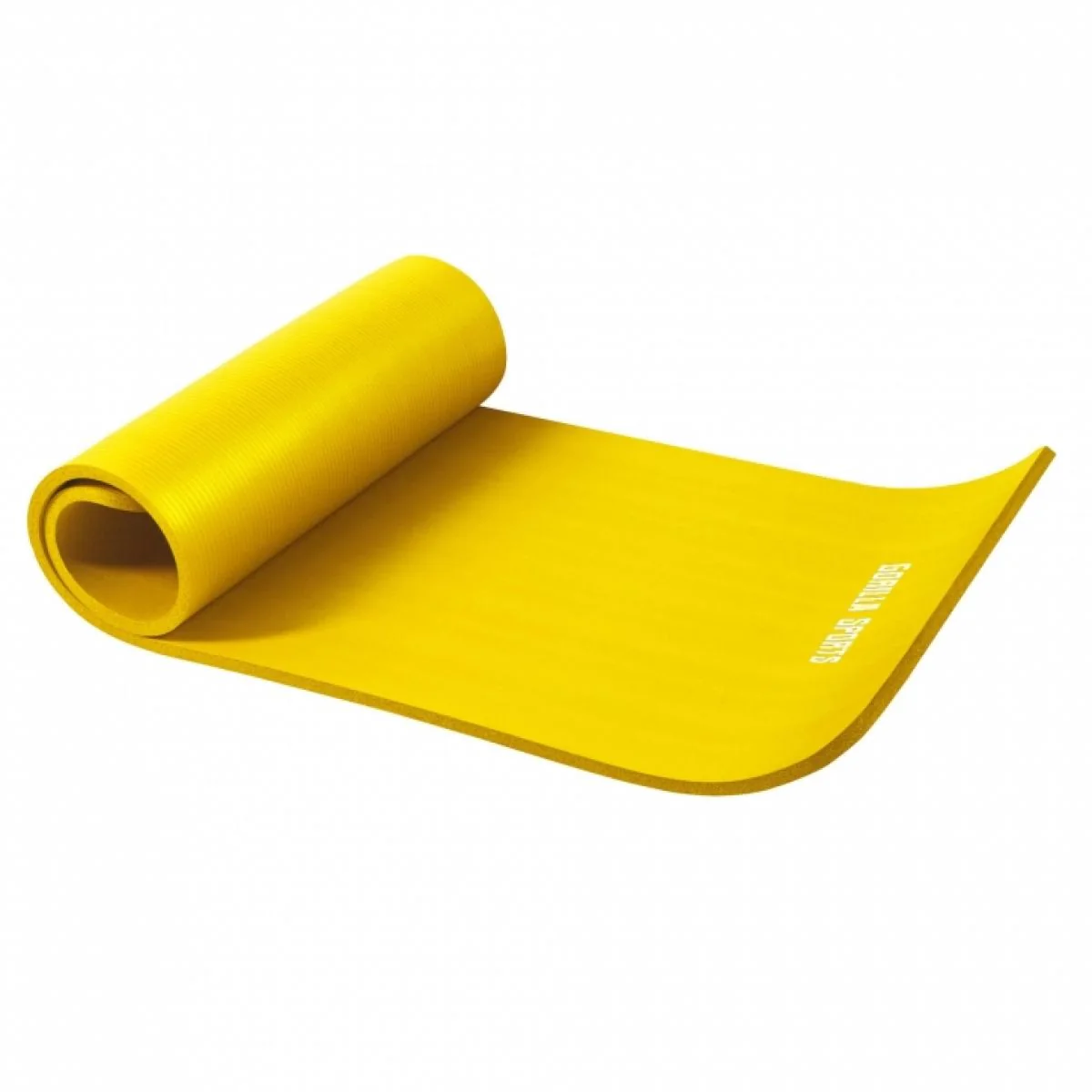 Yogamat Deluxe 190 x 60 x 1,5 cm Geel