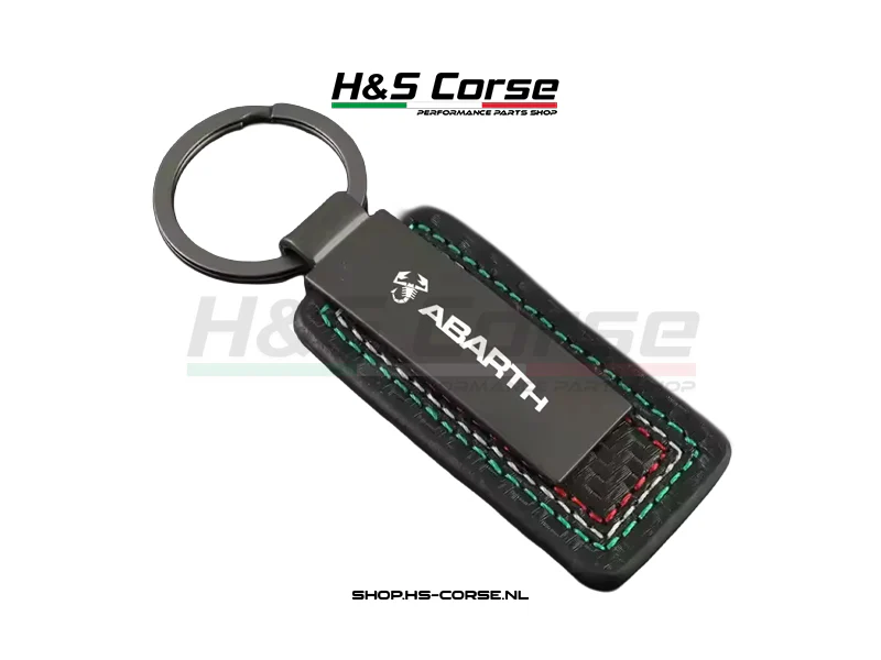 Abarth Carbon-look Sleutelhanger