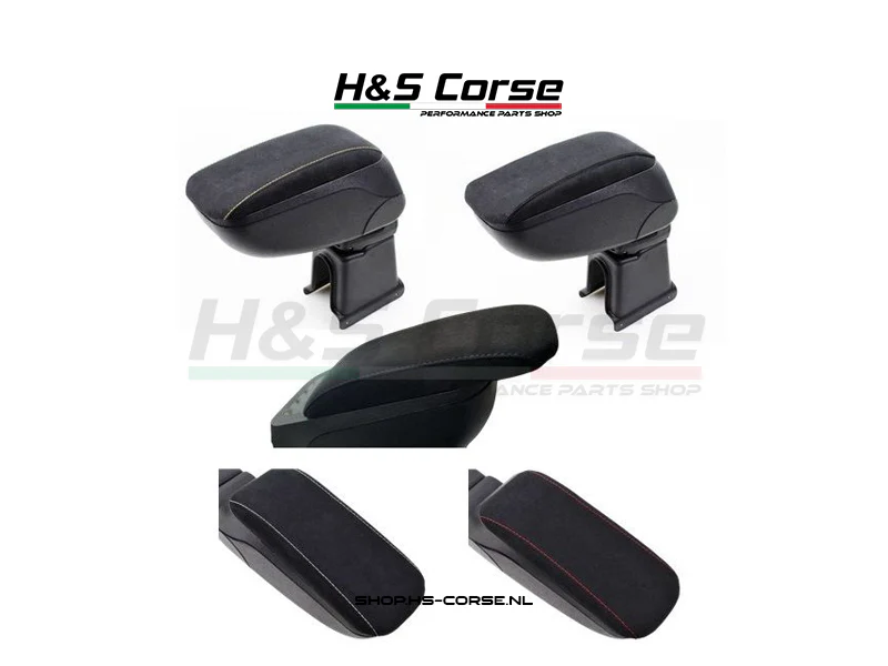 Abarth 500/595/695 – Alcantara armsteun (diverse stikselkleuren)