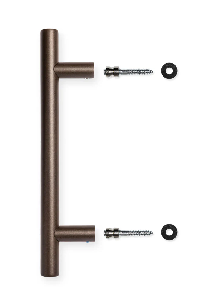 Deurgrepen T-model rond, 300mm | AVJD | brons