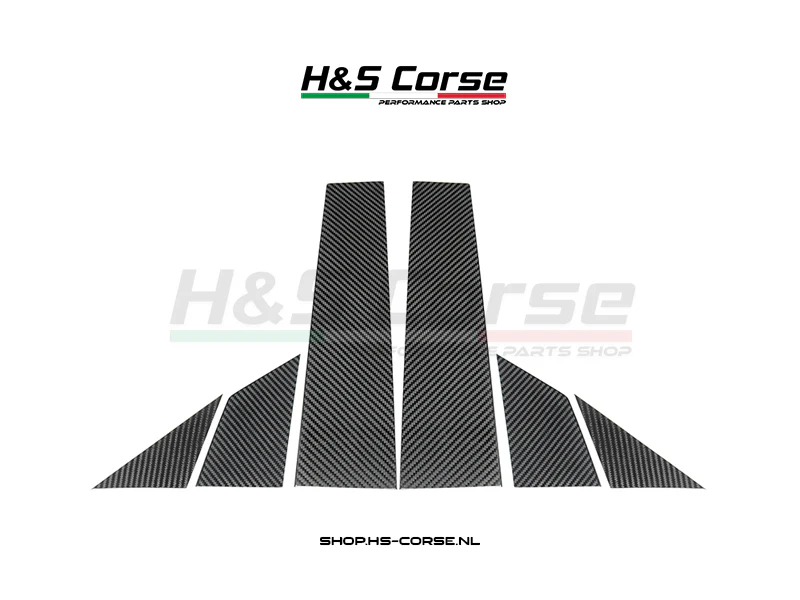 Abarth 500/595/695 – Carbon B stijl covers set van 6