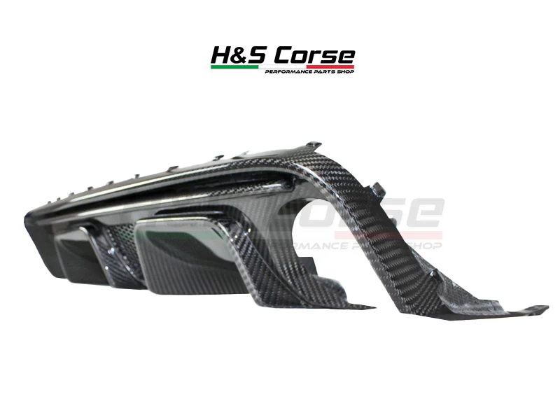 Abarth 595/695 Carbon diffuser – Serie 4