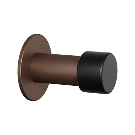 Deurstopper rozet rond 60mm | GPF | brons