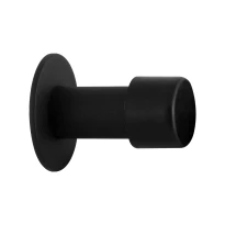 Deurstopper rozet rond 60mm | GPF | zwart