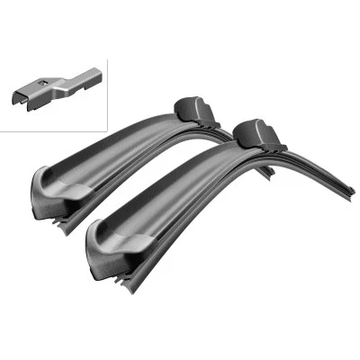 Abarth 500/595/695 Bosch Flatblade ruitenwisser set voorzijde