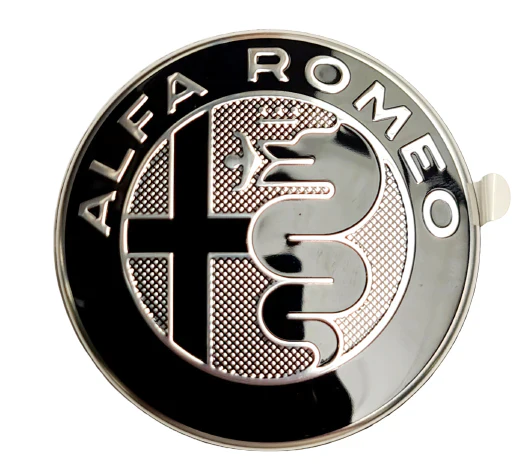 Embleem Voorzijde Zwart – Alfa Stelvio / Giulia
