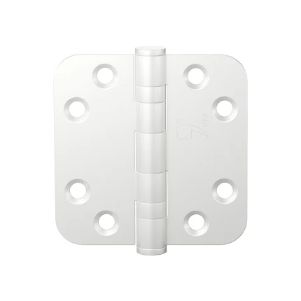 Kogellagerscharnier afgerond 76x76mm | GPF | wit