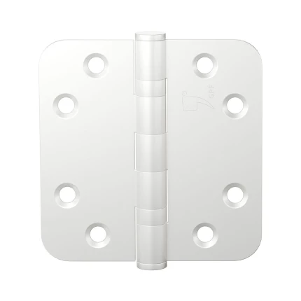 Kogellagerscharnier afgerond 89x89mm | GPF | wit