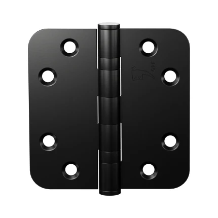 Kogellagerscharnier afgerond 89x89mm | GPF | zwart