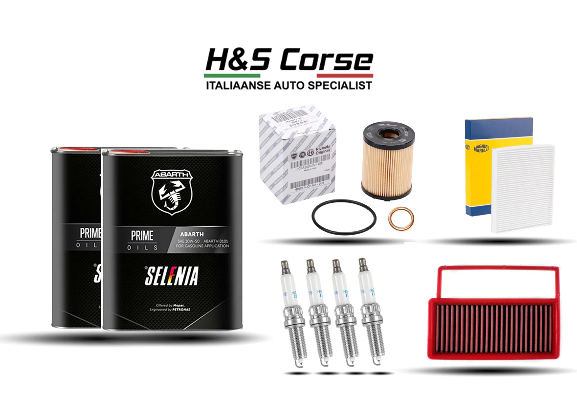 Beurtpakket “Groot” met BMC Sport inleg filter – Abarth 500/595/695