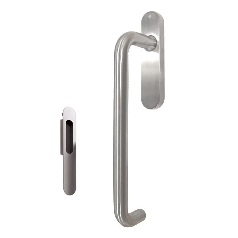 Hefschuifbeslag Studio PBA blind | Hardbrass | RVS