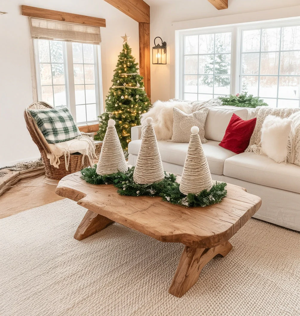Massief Houten Salontafel – Handgemaakt Rustiek Design met Opbergplank