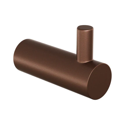 Jas- / handdoekhaak 40x14mm | GPF | Bruin
