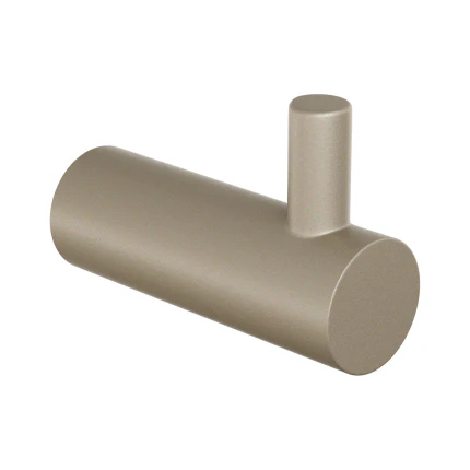 Jas- / handdoekhaak 40x14mm | GPF | Champagne