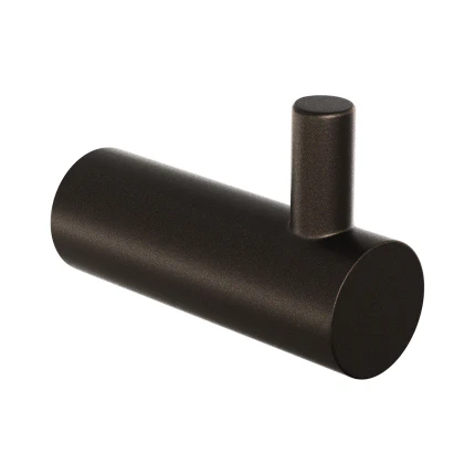Jas- / handdoekhaak 40x14mm  | GPF | Donker bruin