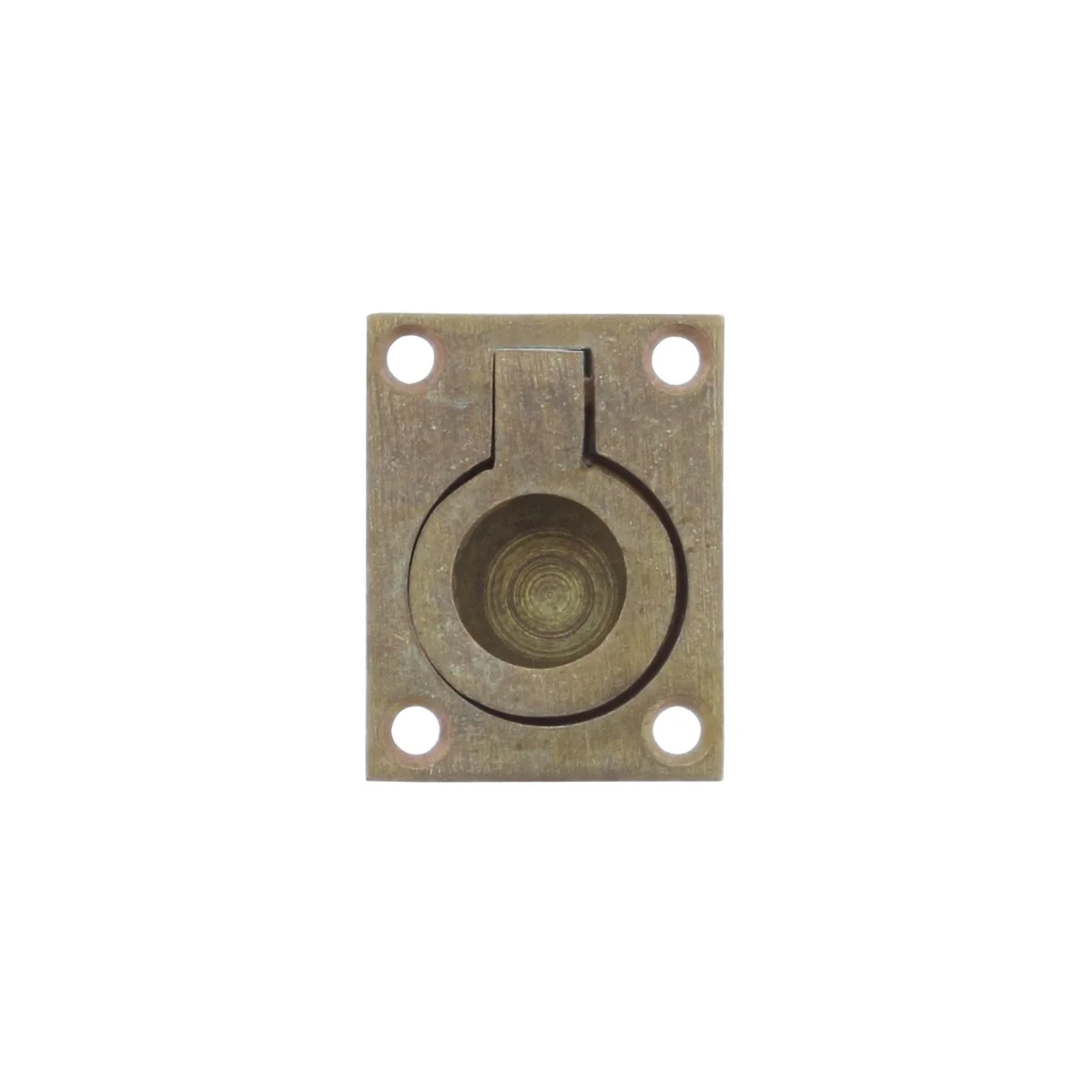 Luikring 41x31mm | Intersteel | messing getrommeld