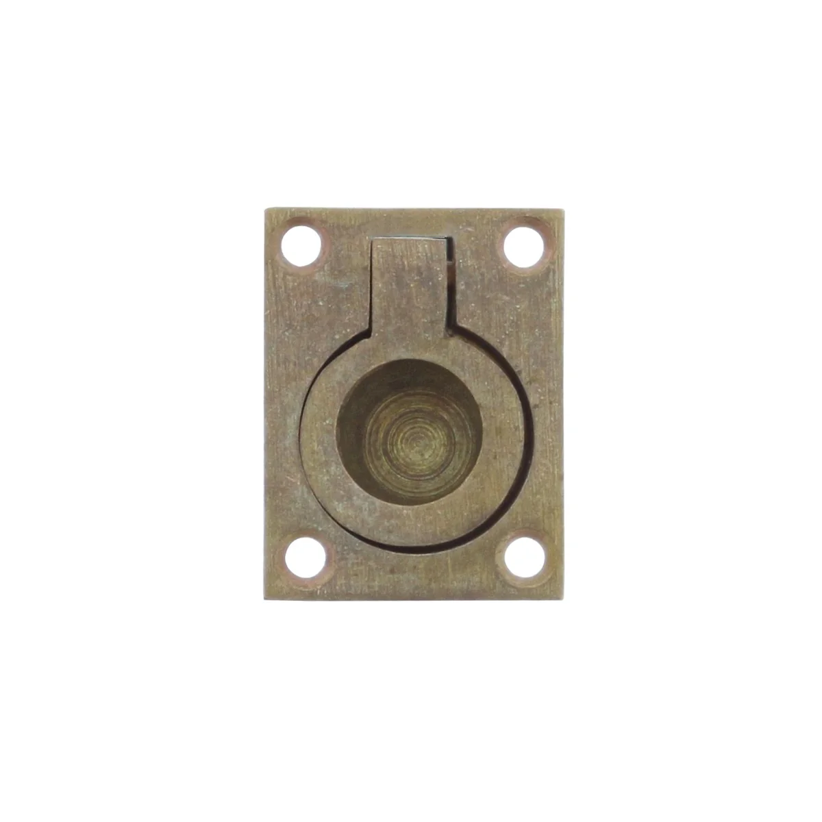 Luikring 50x39mm | Intersteel | messing getrommeld