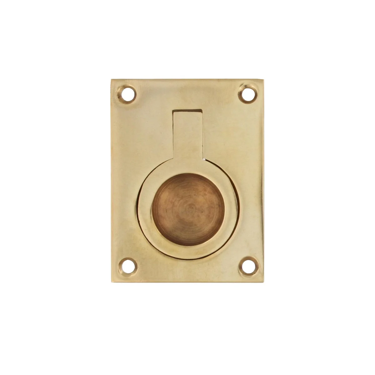 Luikring 65x49mm | Intersteel | messing gelakt