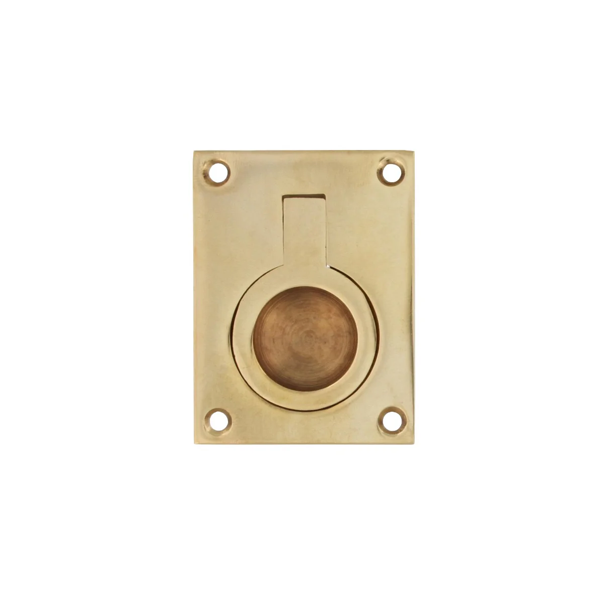 Luikring 50x39mm | Intersteel | messing gelakt