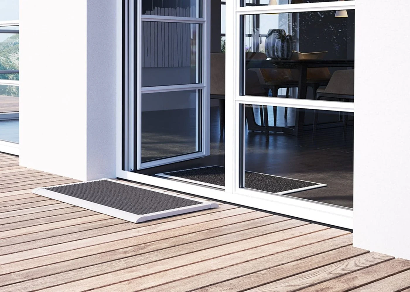 Deurmat outdoor (div. afmetingen) | RiZZ | wit