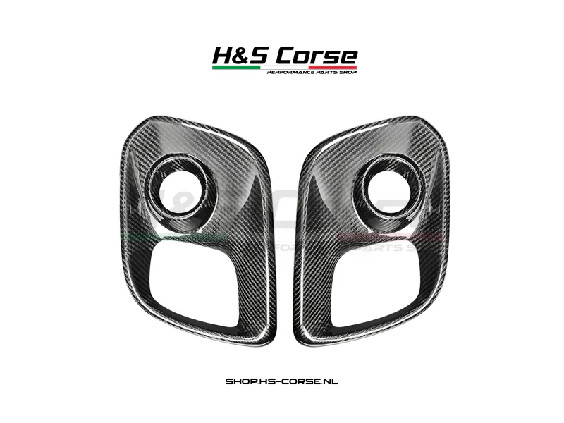 Abarth 500/595/695 – Carbon mistlamp covers