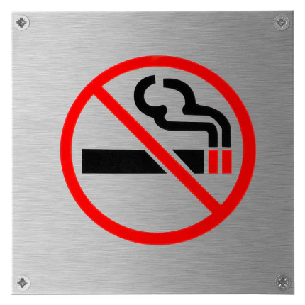Pictogram Rookverbod vierkant | GPF | RVS