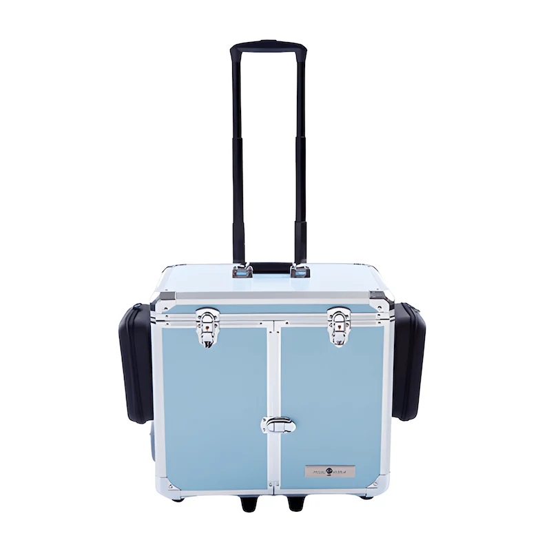 Pedicure Koffer met Trolley PodoMobile Midi Grey Blue