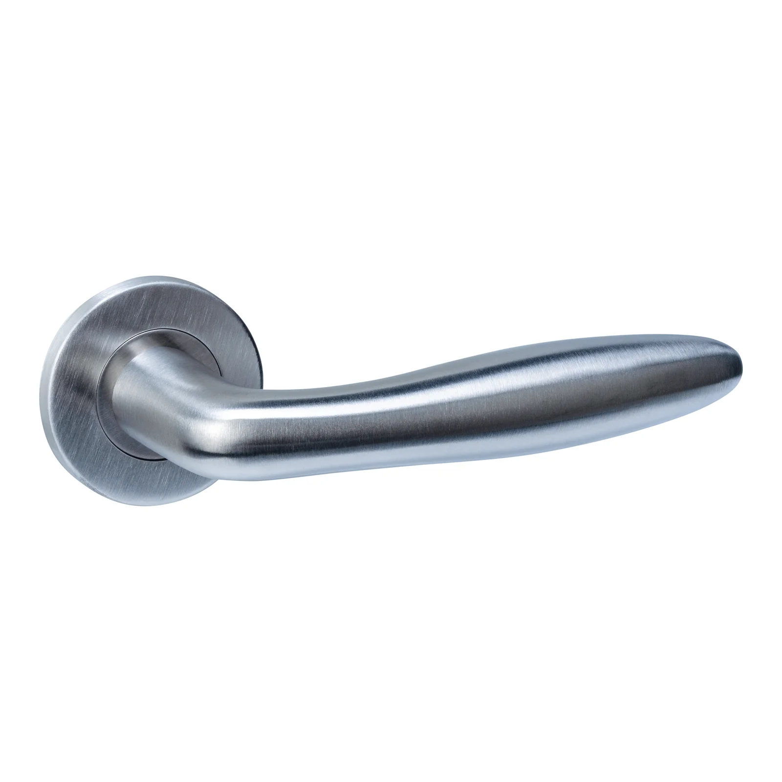 Deurklinken sigaar model op rozet | Intersteel | RVS