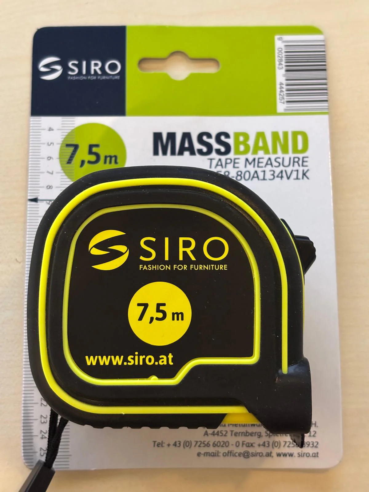 Rolmaat 7,5 meter | Siro | grote cijfers