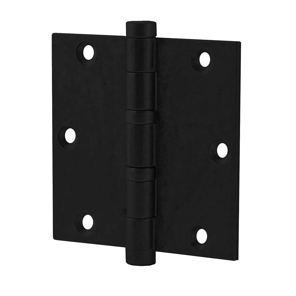 Kogelscharnier 89×89 | Hardbrass | Zwart