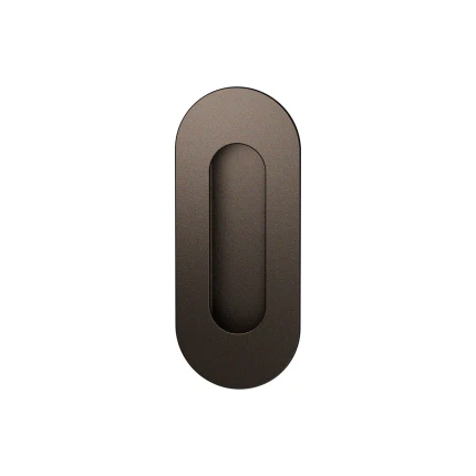 GPF Schuifdeurkom ovaal 180x60mm – donker bruin