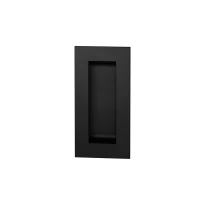 Schuifdeurkom rechthoekig 102x51mm | GPF | zwart