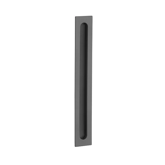 Schuifdeurkom ovaal 245x35mm | Aprile | Zwart
