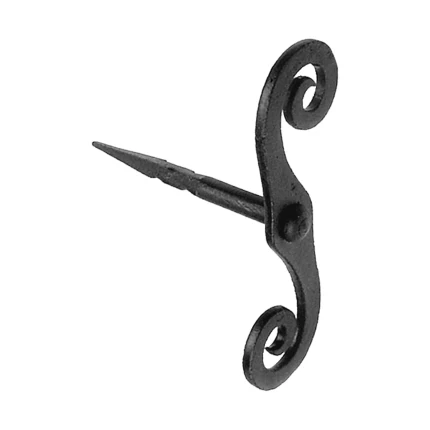 Luikvastzetter smeedijzer 152x51mm | Kirkpatrick | zwart