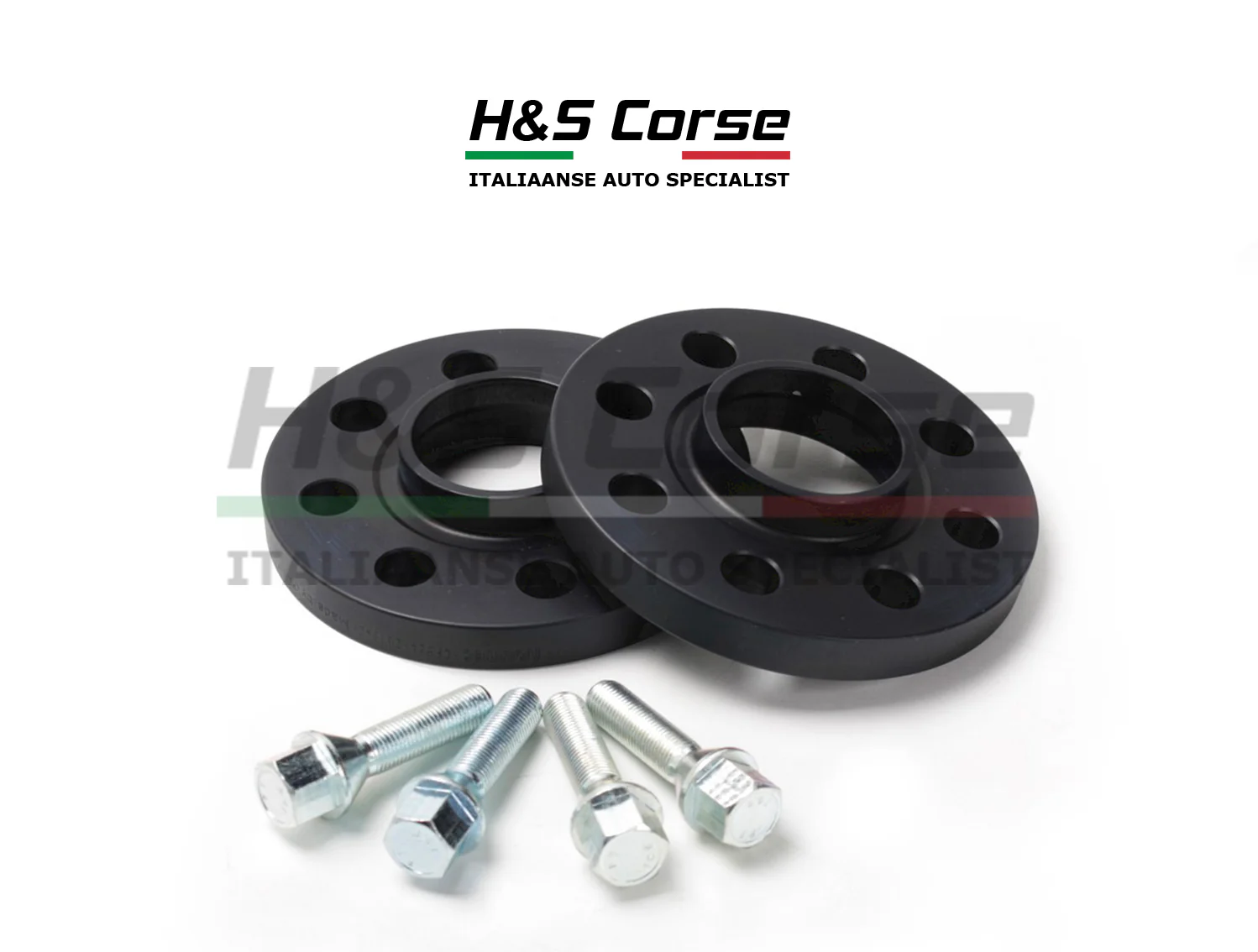 Spacers Zwart 2x 15mm Incl Bouten – 4×98