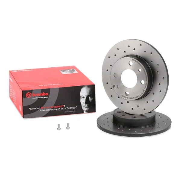 Brembo Geperforeerde schijven achterzijde 240mm – Abarth 500/595/695
