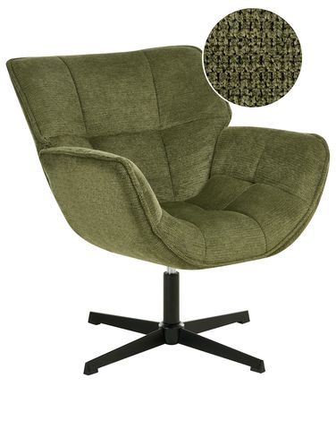 Draaifauteuil AUMA Stof Groen