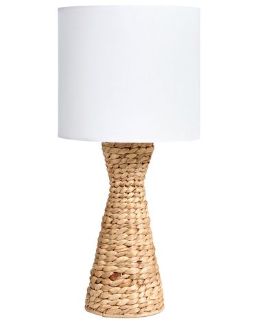 Lampe à poser ATRAI Fibre de jacinthe d'eau Naturel
