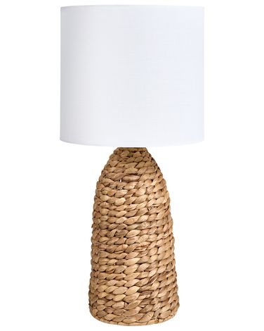 Lampe à poser MAHAWELI Fibre de jacinthe d'eau Naturel