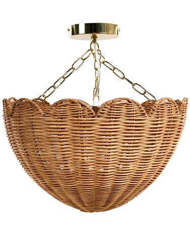 Pendant Lamp MANDEKAL Rattan Natural