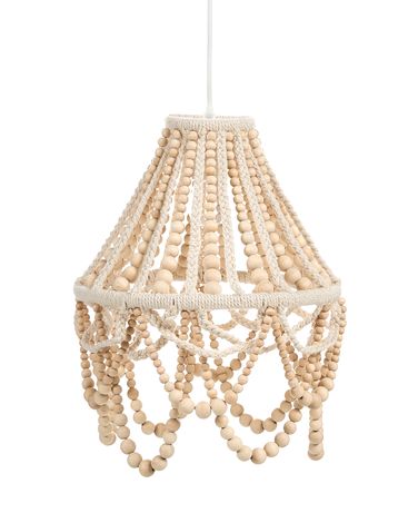 Kroonluchter MENIK Hout Lichtbruin