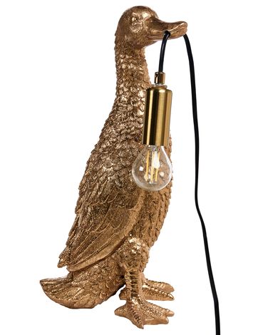 Lampe à poser Canard ANATIS Doré