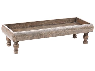Decorative Tray DAMIETTA Mango Wood Brown
