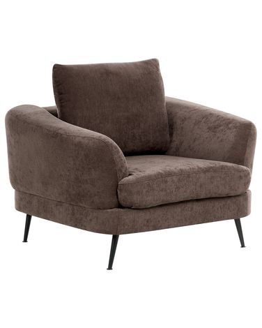 Fauteuil KJAER Chenille Donkerbruin